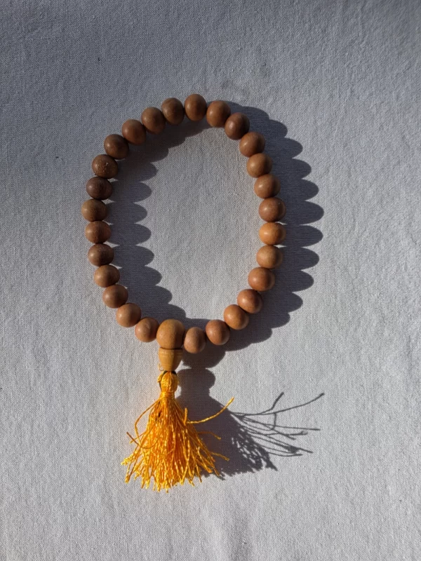 wrists-mala Sandalwood Mala Wristband