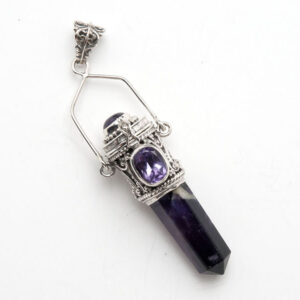 Point Pendant / Open (med) / sterling silver