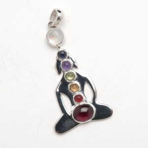 Chakra Buddha / Sterling Silver