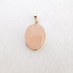 Pendant / Rose Quartz / sterling silver